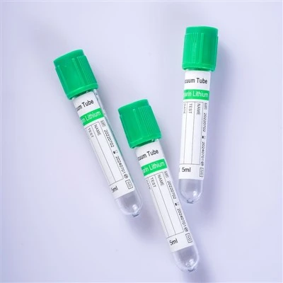 Zelena{0}}vrh litijum/natrijum heparin epruveta za sakupljanje krvi
